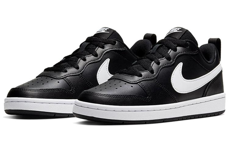 Nike Court Borough 2 Black White GS BQ5448-002