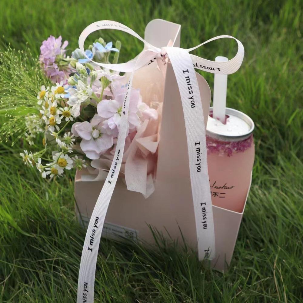 10 шт. Теплая кофейная чашка сумка Изысканная упаковка для цветов Портативный крафт-бумажный пакет для цветов