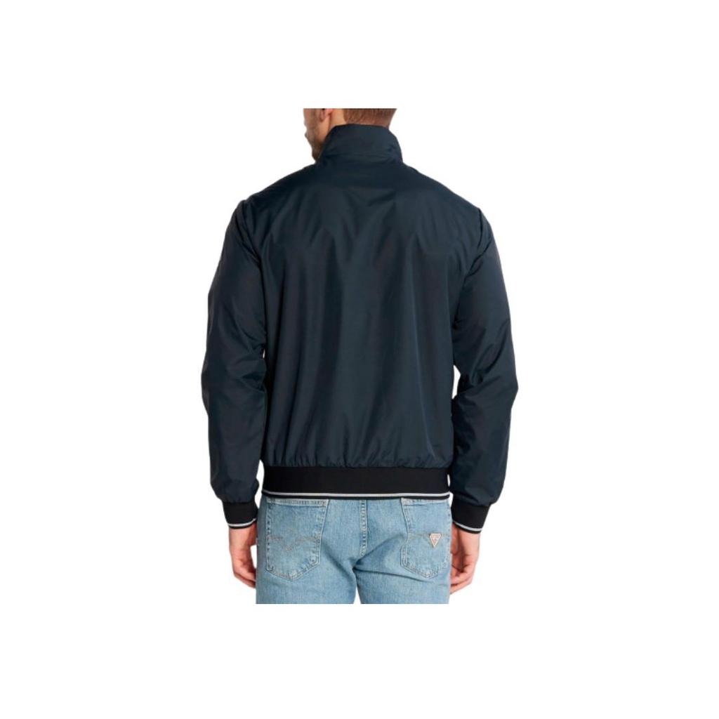 Emporio Armani Мужская куртка EA7 с молнией и воротником, длинный рукав, логотип, темно-синий 3DPB07-PN27Z-0578