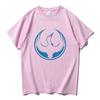 Rebel Loon Graphic Merch 100%Cotton Short Sleeve Loose Male T-shirt O-neck Summer Unisex Streetwear Printing Merch Men Women Clothes
