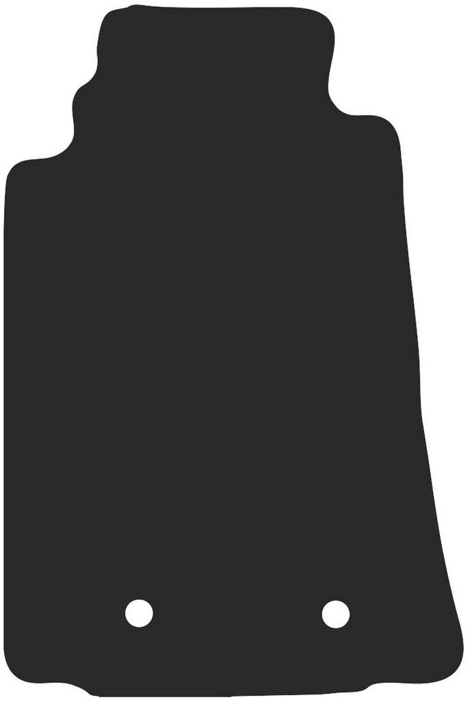 Rubberized Driver Floor Mat For Mazda Mx-5 Iii Cabrio 2005-2015, Polyamide