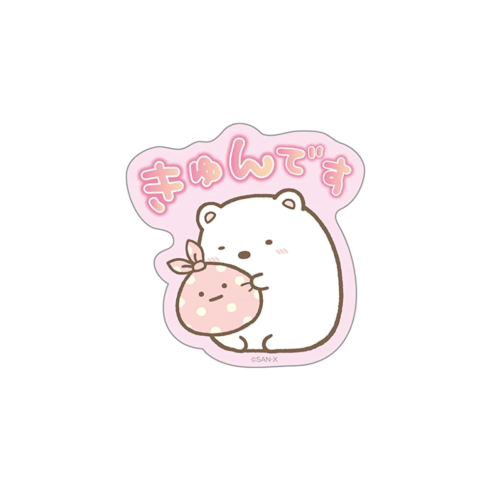 San-X Sumikkogurashi Наклейка с сообщением Сирокума и Фуросики Милый дизайн Клейкий декор