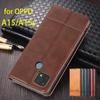 Deluxe Magnetic Adsorption Leather Fitted Case for OPPO A15 A15s OPPO A15 S Flip Cover Protective Case Capa Fundas Coque