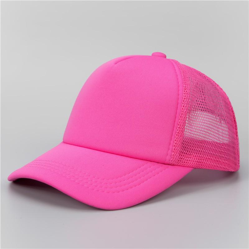 Mesh Baseball Cap With Custom Embroidery Restaurant Staff Unisex Adult Kids Workwear Hat