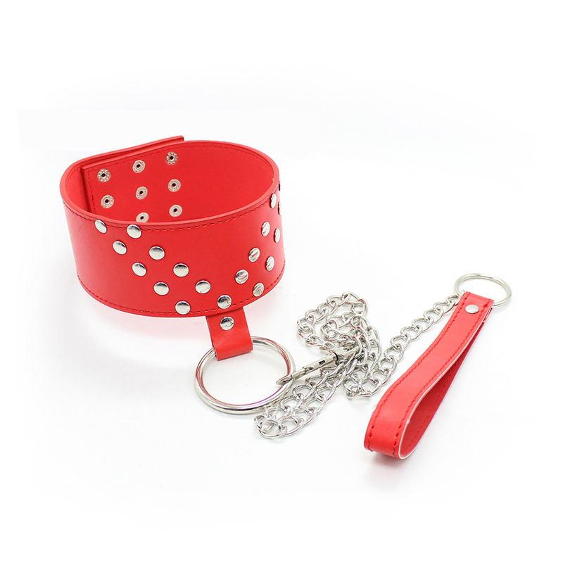 Мягкая искусственная кожа с заклепками и воротником на шее, ремень, фетиш, бондаж, эротический косплей, БДСМ, сдержанность, секс-игрушка