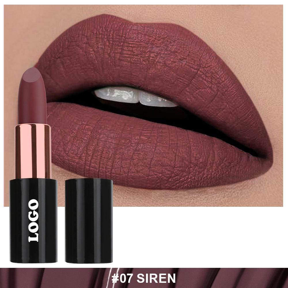 Водостойкая и не отпечатывающаяся матовая помада: Стойкая, Не выцветающая, Не липкая формула.