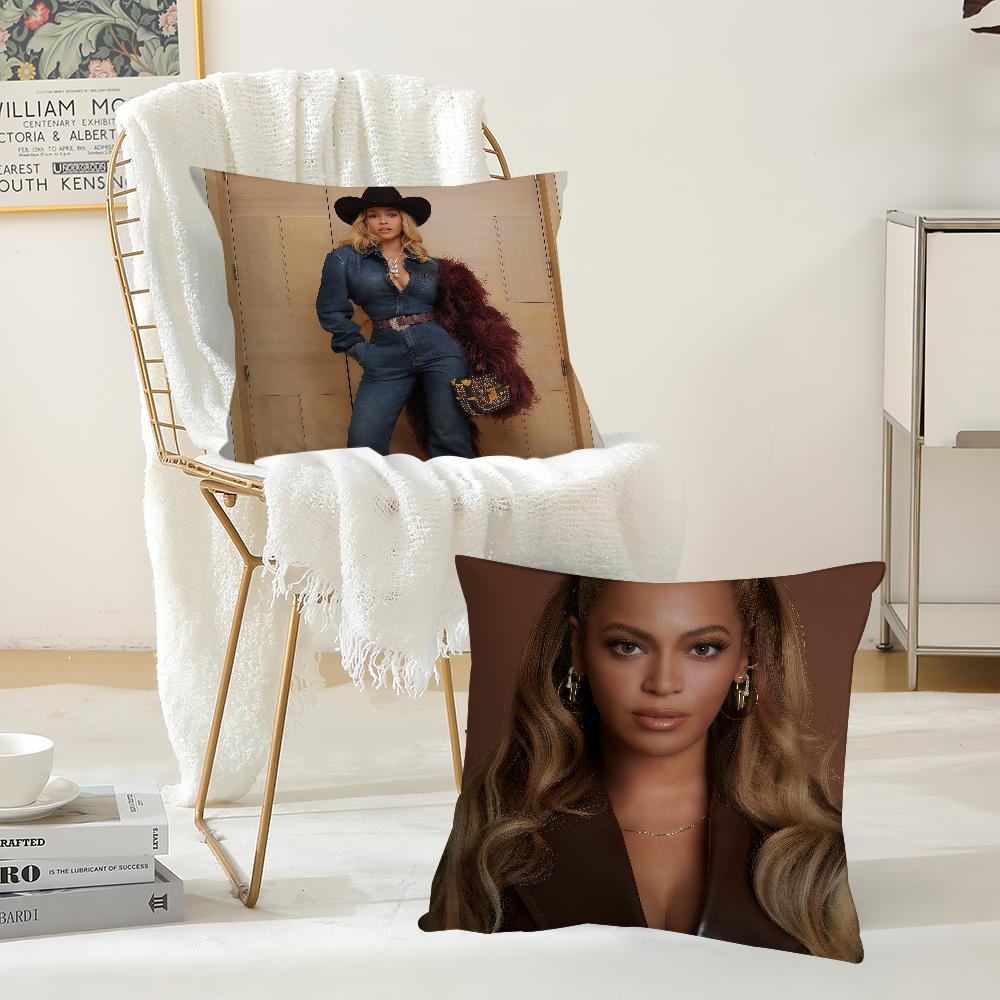 Наволочка с изображением певицы BBeyonce Подходит для спален, гостиных, автомобилей, домашнего декора