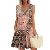 Womens Summer Dresses Loose  Sleeveless Sundresses Dress With Pockets