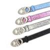 Belt Women Star Moon Stone Fashion PU Leather Belt