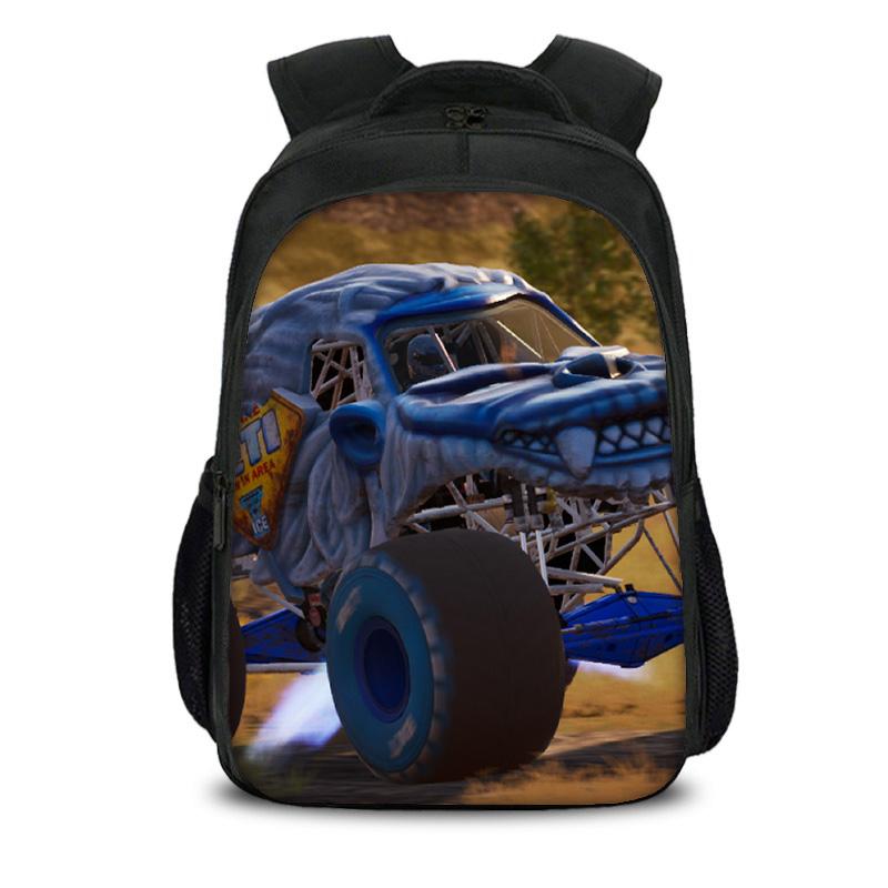 Двухслойный рюкзак Monster Jam с мультяшным принтом, новый тренд, для ученика, лучший спутник в кампусе, подарок на день рождения