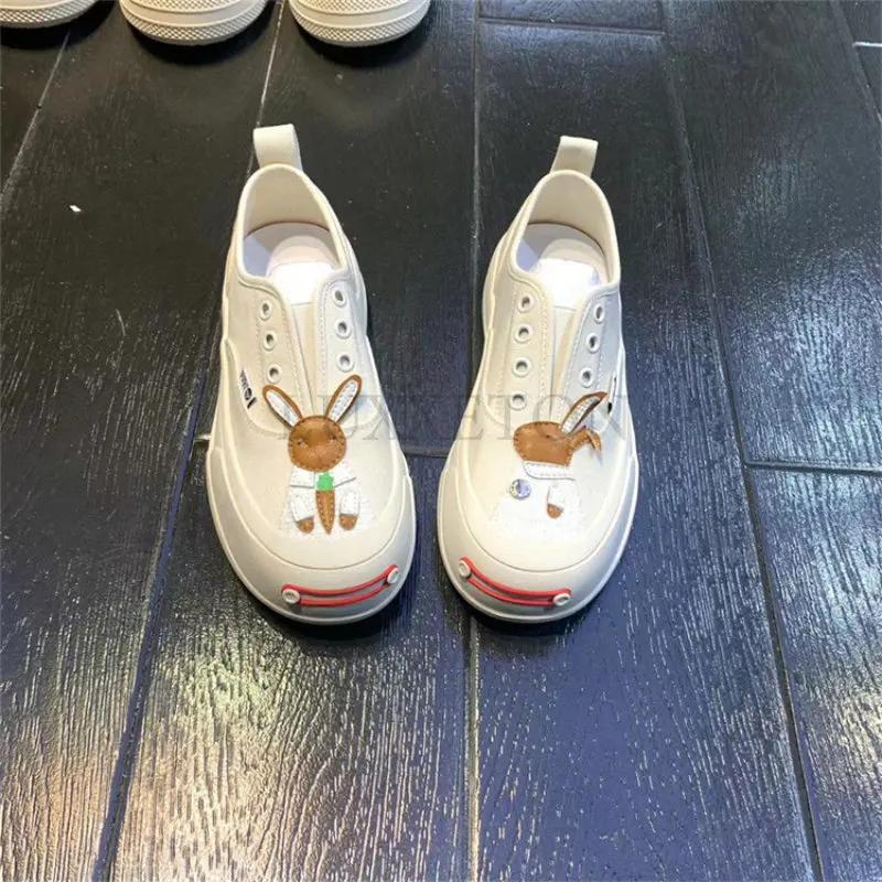 Summer Canvas Shoes Women Casual Walking Flats Slip-on Woman Vulcanize Shoe Ladies Comfortable Jogging Footwear Zapatos De Mujer