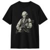 Abraham Lincoln Playing Guitar 250th Anniversary 4th Of July Tshirt Harajuku Tshirts Shortsleeve Streetwear Tops Oversize