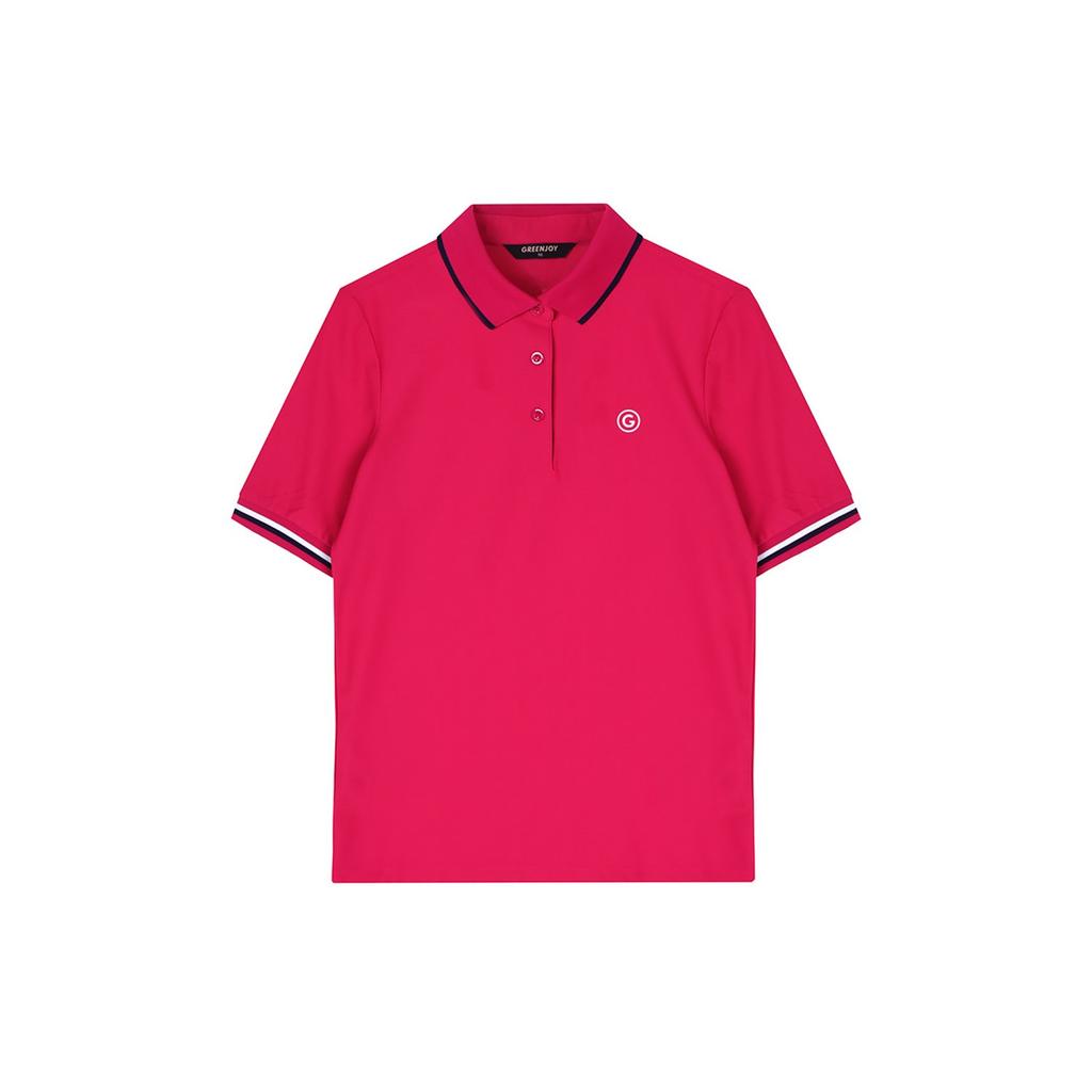 GREENJOY Women'S Solid Pq Polo Shirt