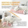 Caterpillar Cat Plush Chew Toy Chew-Resistant Cat Teaser Stick  Self-Entertainment