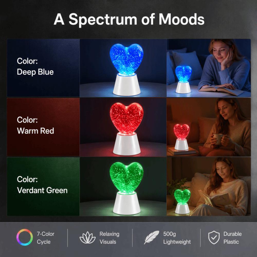 Color Changing Quicksand Lamp LED Desk Lamp Aesthetic Night Light  Bedroom