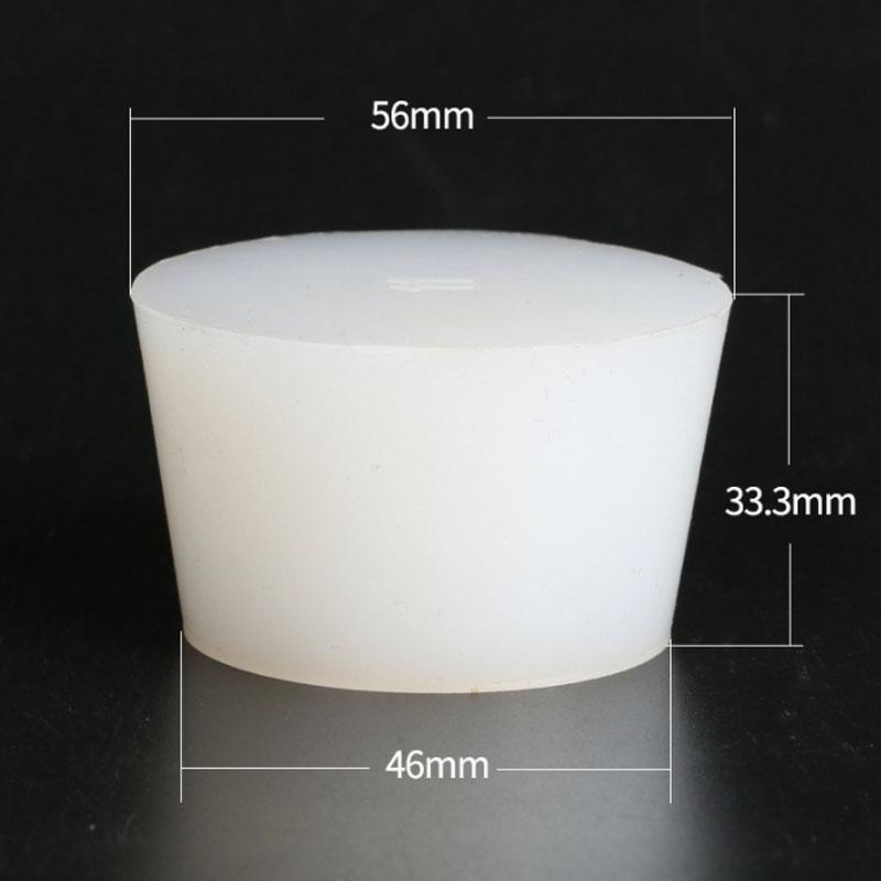 1 шт. прозрачная коническая резиновая пробка, высокотемпературные силиконовые пробки, герметизирующая коническая резиновая пробка для гальванической краски