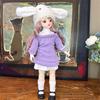 1 Set Attractive Eyes Dress Up BJD Dolls Long Hair Makeup Ball Joint Doll  Babies