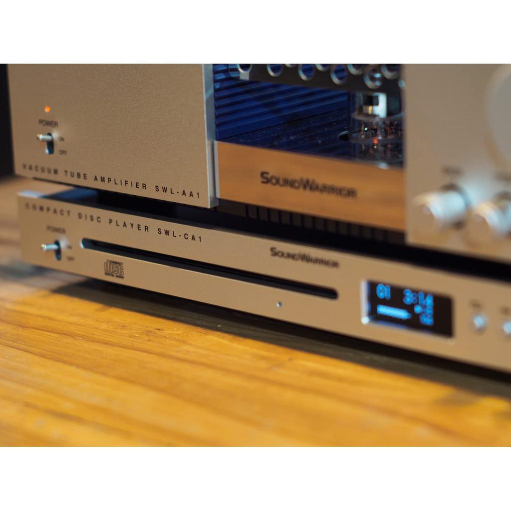 SOUND WARRIOR Made In Japan Vacuum Tube Amplifier Speaker CD Player Set High Quality Bass Broadband Integrated Amplifier Woofer Preamp Phono Analog