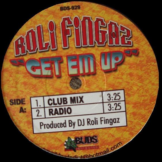 LP Record DJ ROLI FINGAZ - Get Em Up BDS929 Buds Distributi US Rap & Hip-Hop/R&B Used