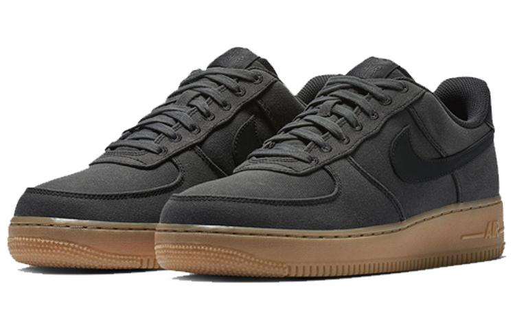 Nike Air Force 1 Low '07 Черный с коричневой подошвой AQ0117-002