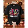 UnisexS Deadpool Wolverine Christmas Graphic TShirt Superhero Design with Deadpool Wolverine Breathable Cotton