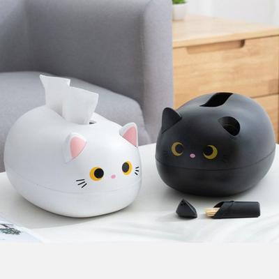 Коробка для салфеток Nordic Cat, настольный держатель для туалетной бумаги, коробка для хранения кухонных салфеток