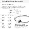 Pandora Jewelry Iconic Moments Snake Chain Charm Sterling Silver Bracelet