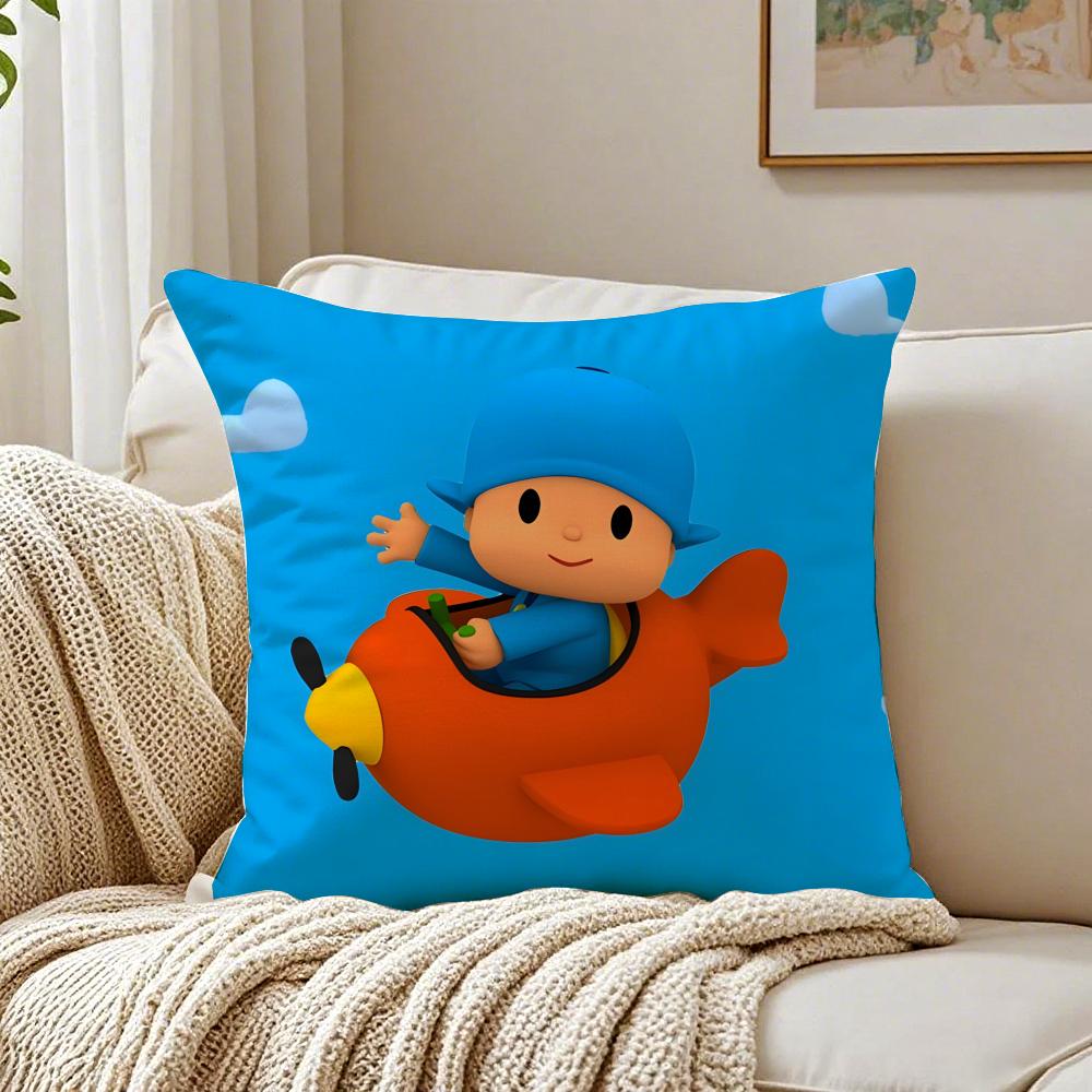 Милая мультяшная B-Boy-Girl-P-Pocoyo Наволочка Льняная Наволочка Мягкая Для Дивана Кровати Домашней Комнаты Декор