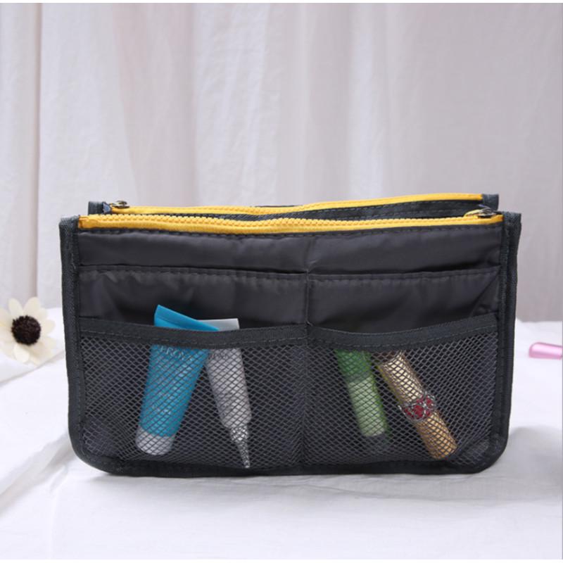 Двойная молния многофункциональные дорожные карманы сумка для хранения модный органайзер косметичка простые портативные удобные сумки