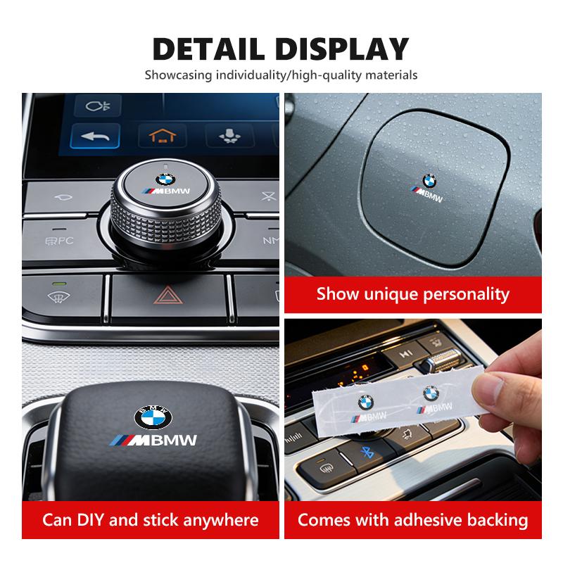 2026 Hot Car Logo Sticker Emblem Auto Body Decal Decor Accessories For BMW M Sport M2 M3 M4 M5 M6 E46 E90 E60 F10 F20 E87 X3 X6