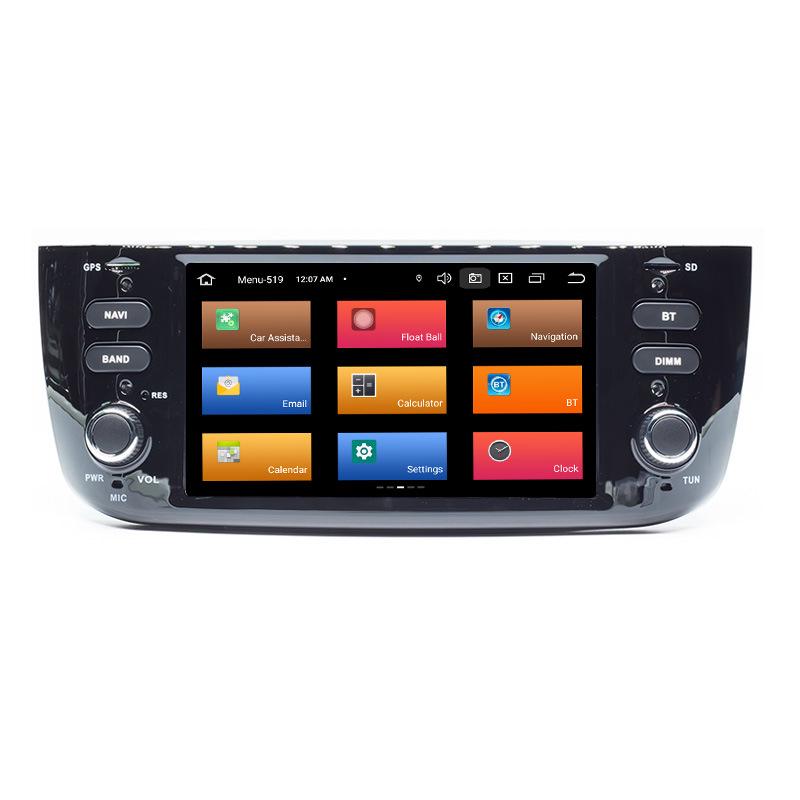 Fiat Punto GPS Навигация Carplay с камерой заднего вида и Bluetooth CD системой