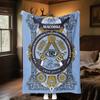 1PC  Freemason Poster Masonic Symbols  Soft Comfortable Throw Blanket Suitable All Seasons Great Gift Idea Home Office Travel