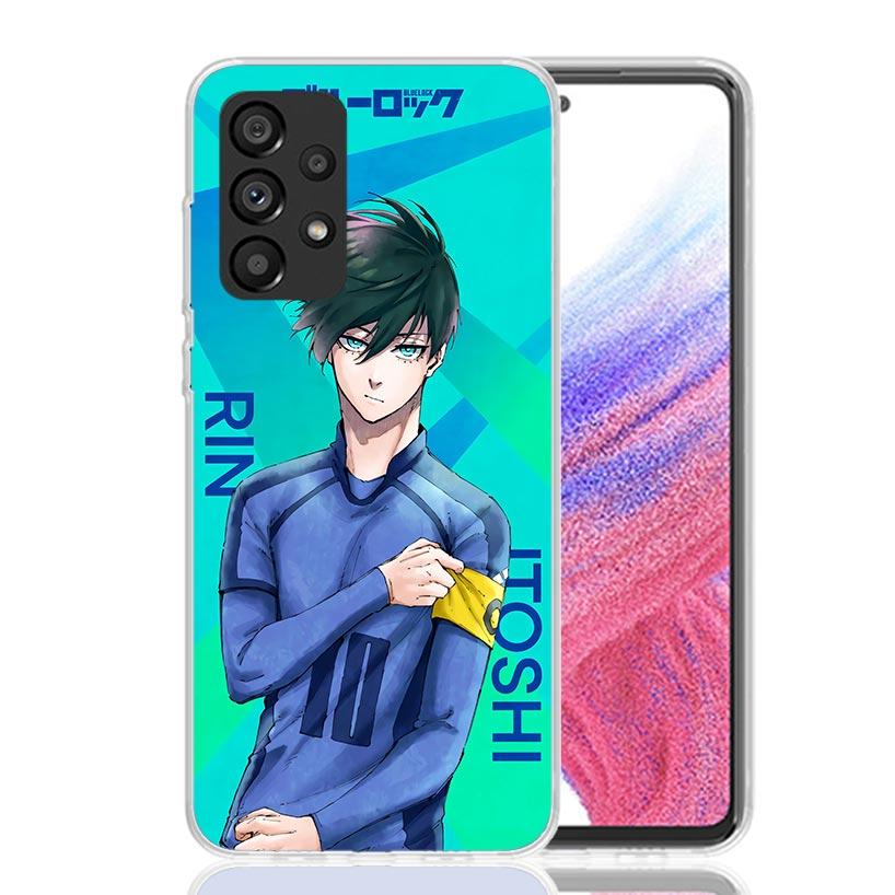 Горячий аниме чехол Blue Lock для Samsung Galaxy A52 A51 A50S A12 A22 A32 A72 A10S A30S A31 A71 Note 20 Ultra 10 Plus S10 Galax