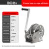 1800 lbs capacity with 10m rope