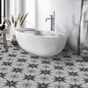 Small Fresh Self-adhesive Matte Floor Sticker PVC Waterproof Home Decoration Bathroom Kitchen Wall Sticker