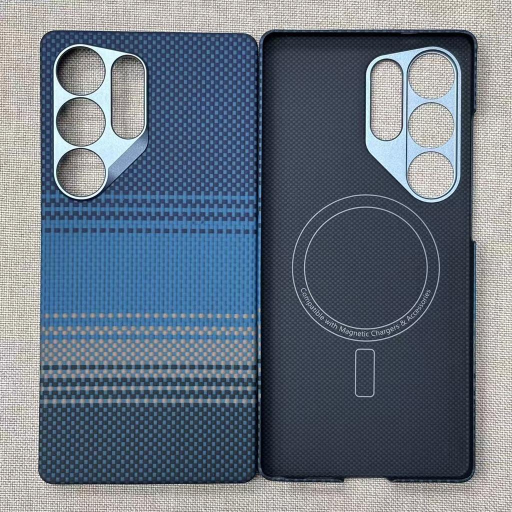 Real Kevlar Aramid Carbon Fiber Case For Samsung Galaxy S24 Ultra S25 Ultra MagSafe Magnetic Slim Luxury Protective Cover