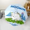 Custom Name Moomin Theme Automatic Umbrella, Lightweight & Portable, 8 Rib, Perfect for Outdoor Travel, Birthdays, Christmas, Gifts.