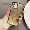 Чехол для телефона Feather Gold Foil Art для iPhone 17 Air 15 16 16e 11 12 13 14 Pro Max Plus coque Fundas Shell