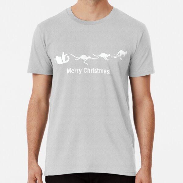 Australian Kangaroo Christmas Tshirt TShirt Made in Australia Unisex T-Shirt