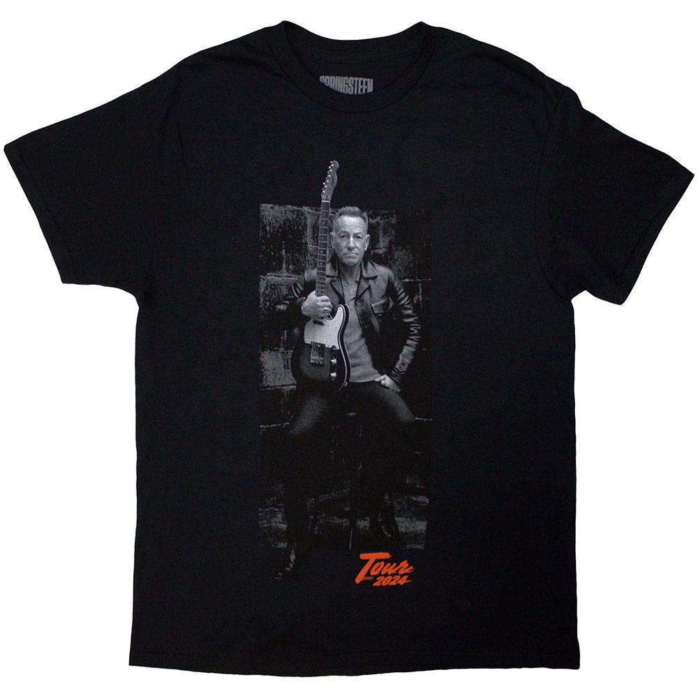 Bruce Springsteen Unisex Adult Tour ´24 Wheel Back Print T-Shirt