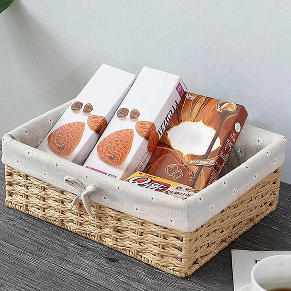 Прямоугольные корзины для хранения игрушек, коробка для косметики, практичная корзина для белья