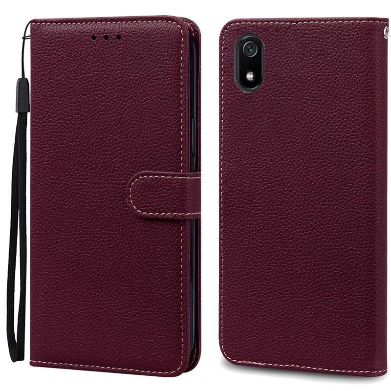 Phone Case For Xiaomi Redmi 7A 7 A Matte TPU Soft Cover Leather Wallet Flip Case For Xiomi Redmi 7A Redmi7A Case Fundas Bumper