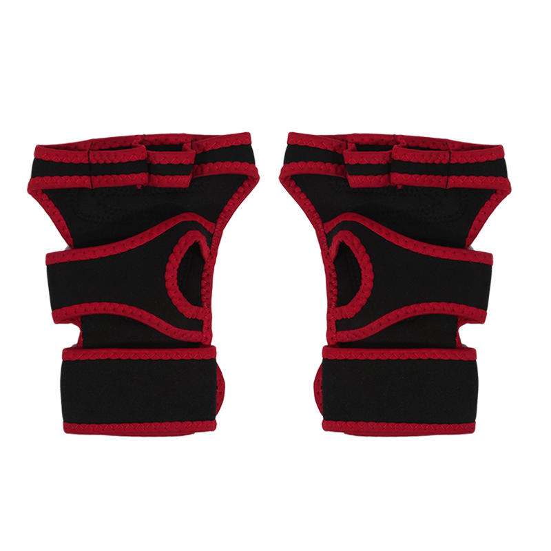 1 пара перчаток для спортзала с половиной пальцев, регулируемое запястье для подтягиваний, поднятия штанги и тяжелой атлетики, спортивное и фитнес-оборудование, перчатки для спортзала