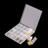 Nail Art Parts Stone Beads Etc. 20 Compartments Separate Storage Case