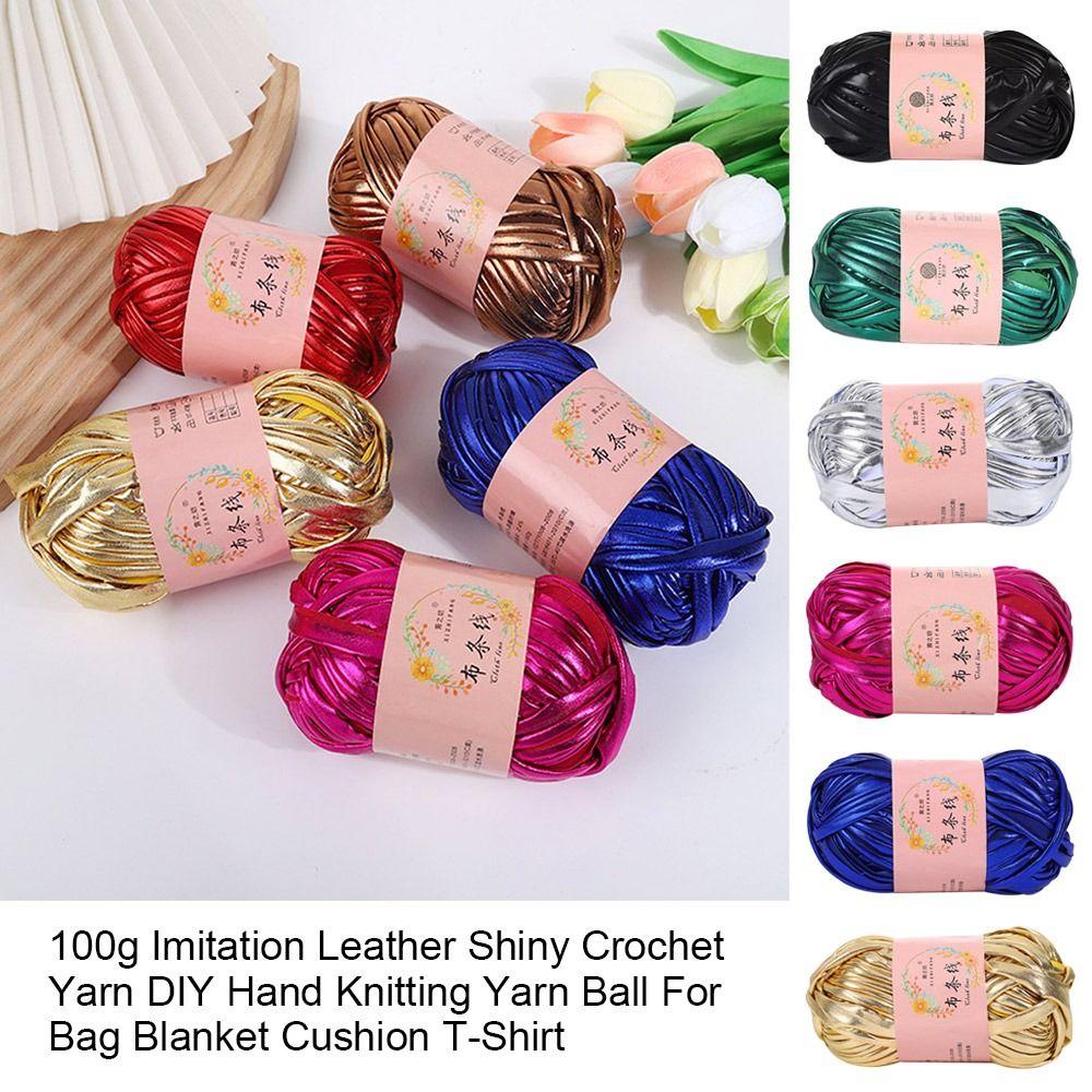 Shiny Crochet Yarn Magic Color DIY Hand Knitting Novel Functional Yarn Ball For T-Shirt