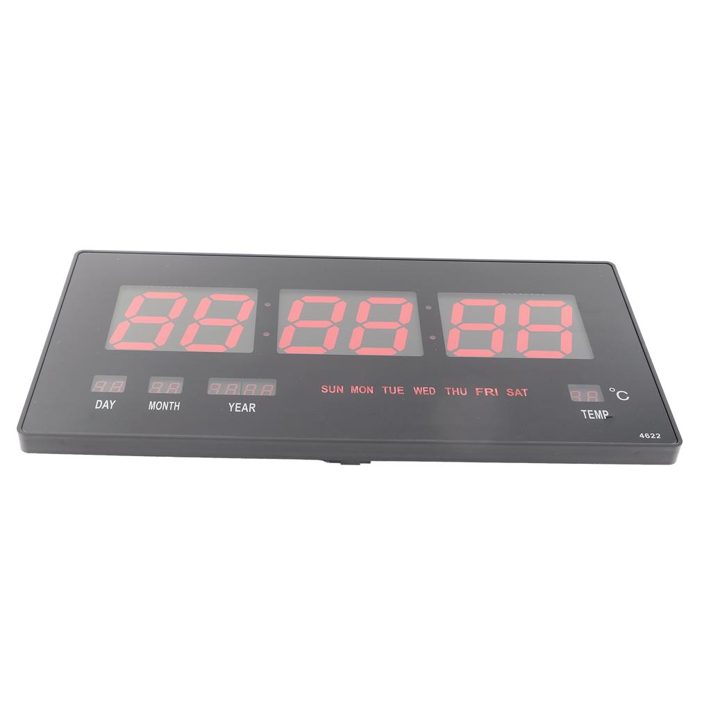 Wall Digital Clock LED Electric Calendar Wall Clock with Noctilucence Home Bedroom Office