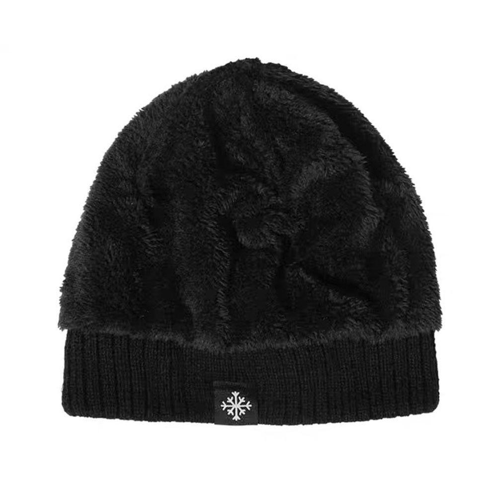 Вязаная Зимняя Вязаная Шапка Плюшевая Шапка Бини Новая Шапка Пуловер Женская Мужская