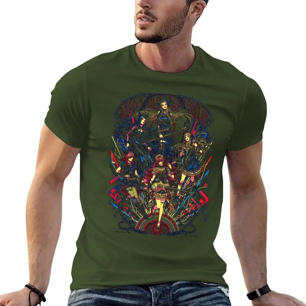 Band Maid 2023 TShirt anime graphic t shirts black tshirt funny mens cotton t shirts Summer fashion Arrival Cotton streetwear