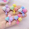Новый милый мультяшный из смолы в форме сердца, в форме звезды, серия шаров, плоская задняя сторона, скрапбукинг, сделай сам, украшение для ювелирных изделий