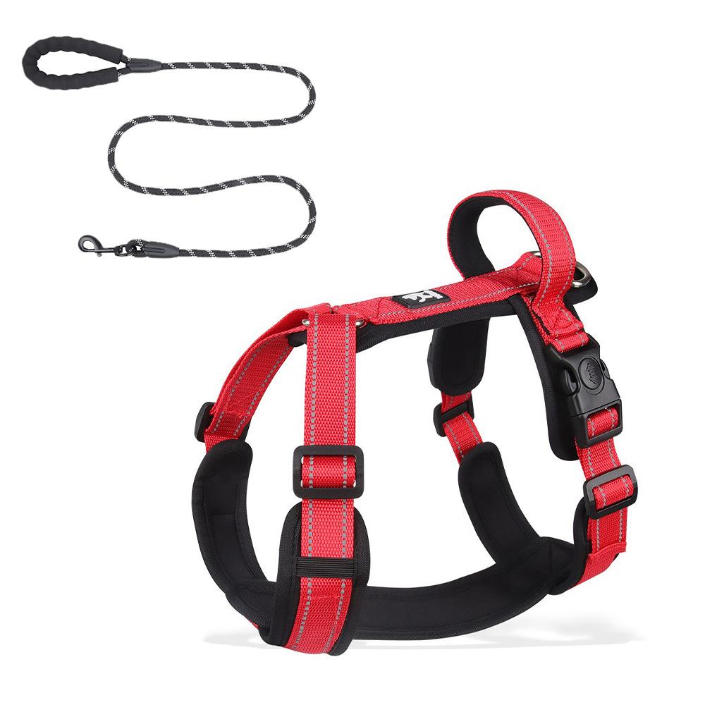 Новый поводок для собак, двухсекционный нагрудный ремень для домашних животных, поводок для прогулок с собаками малого и среднего размера